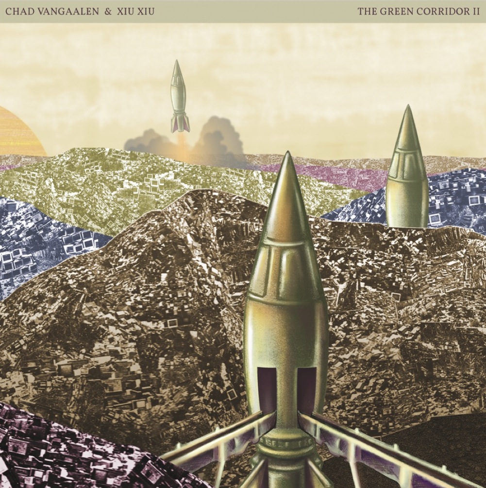 Chad VanGaalen/ Xiu Xiu – The Green Corridor # 02 – Split 12”