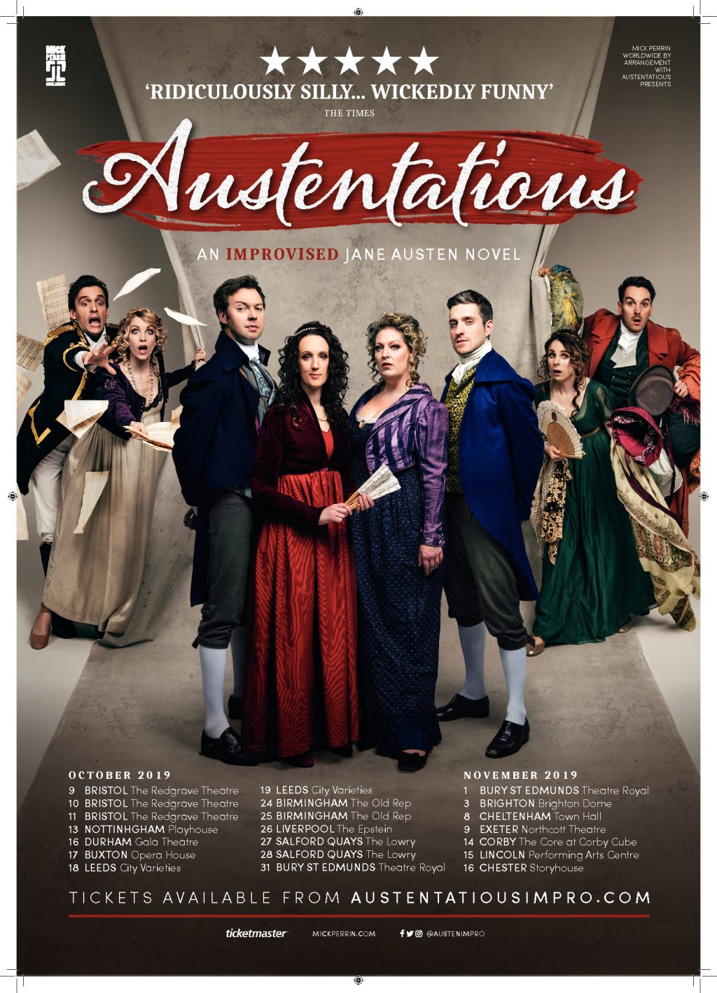 Risibly dressed stereotypes